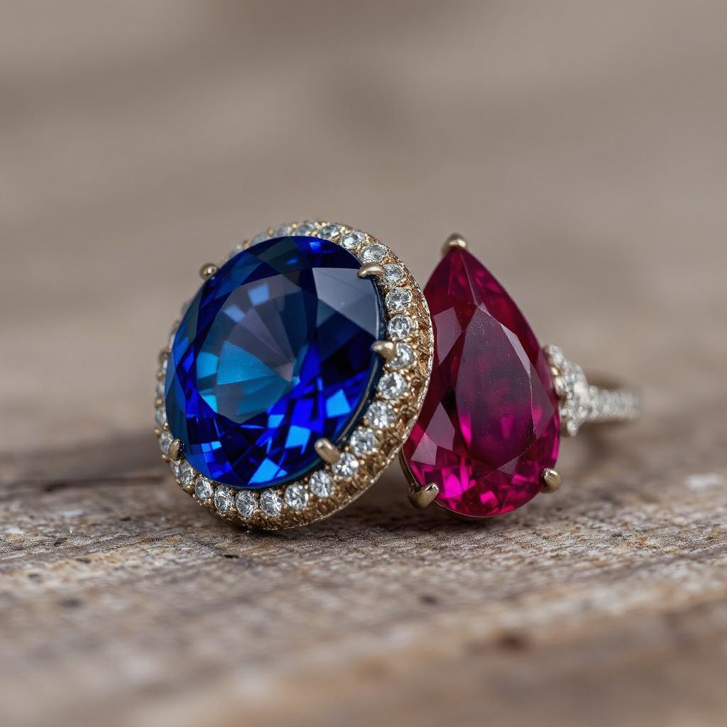 Never Wear Ruby and Blue Sapphire Together! Here's Why 👇