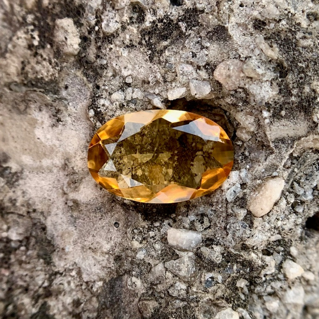 Natural Citrine - 3.18 Carat/3.53 Ratti
