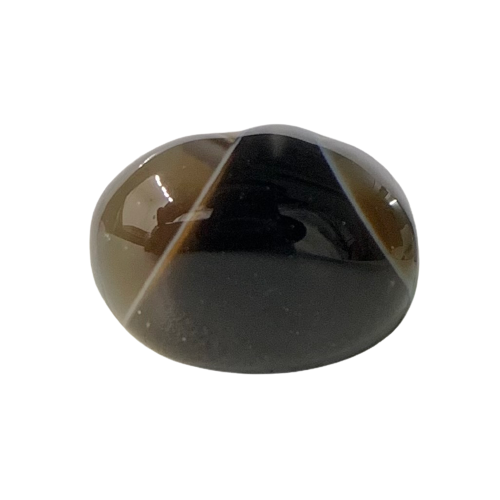 Natural Black Agate- 9.74 Carat