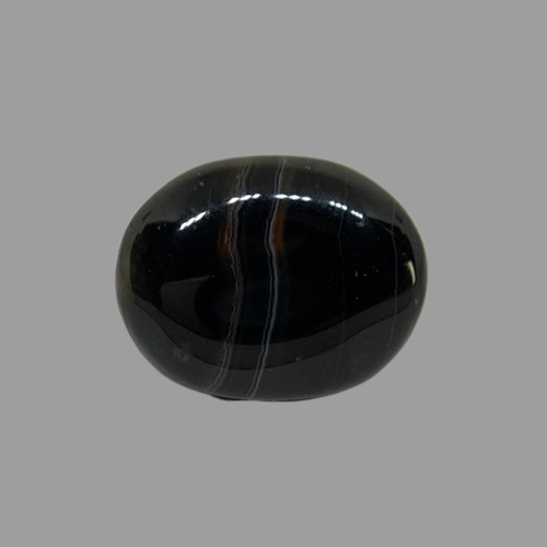 Natural Black Agate- 13.78 Carat