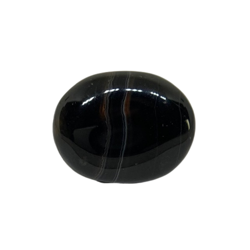 Natural Black Agate- 13.78 Carat
