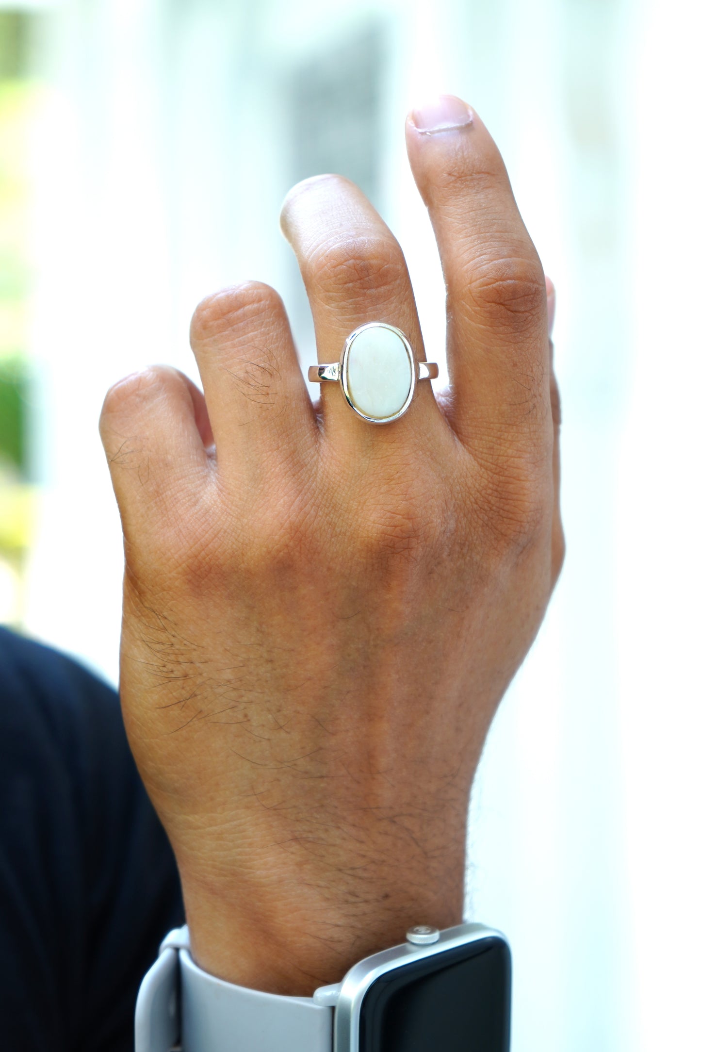 خاتم جوهرة العقيق - 7.50 قيراط/8.33 راتي