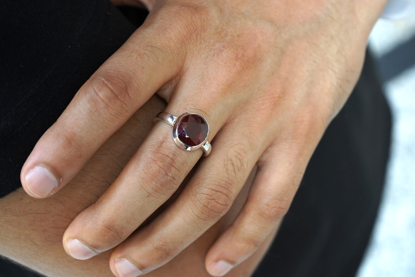 Natürlicher Hessonitring - 6,60 Karat/7,32 Ratti