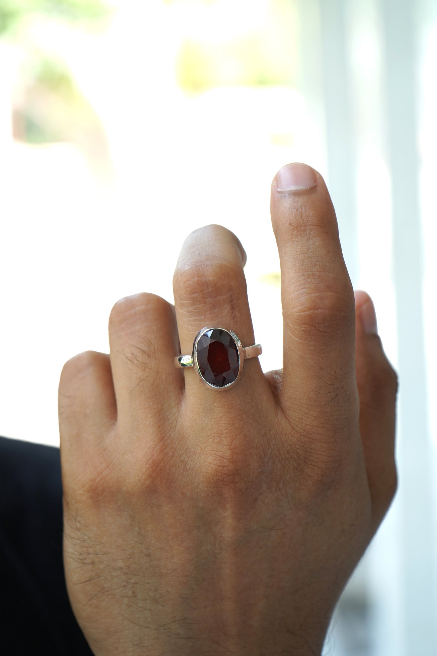 Natürlicher Hessonitring - 5,50 Karat/6,10 Ratti