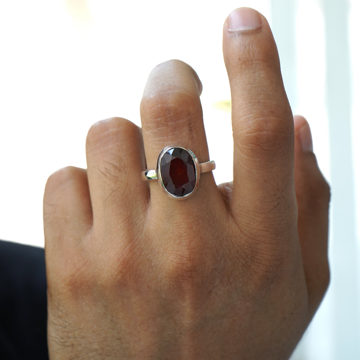 Natürlicher Hessonitring - 5,50 Karat/6,10 Ratti