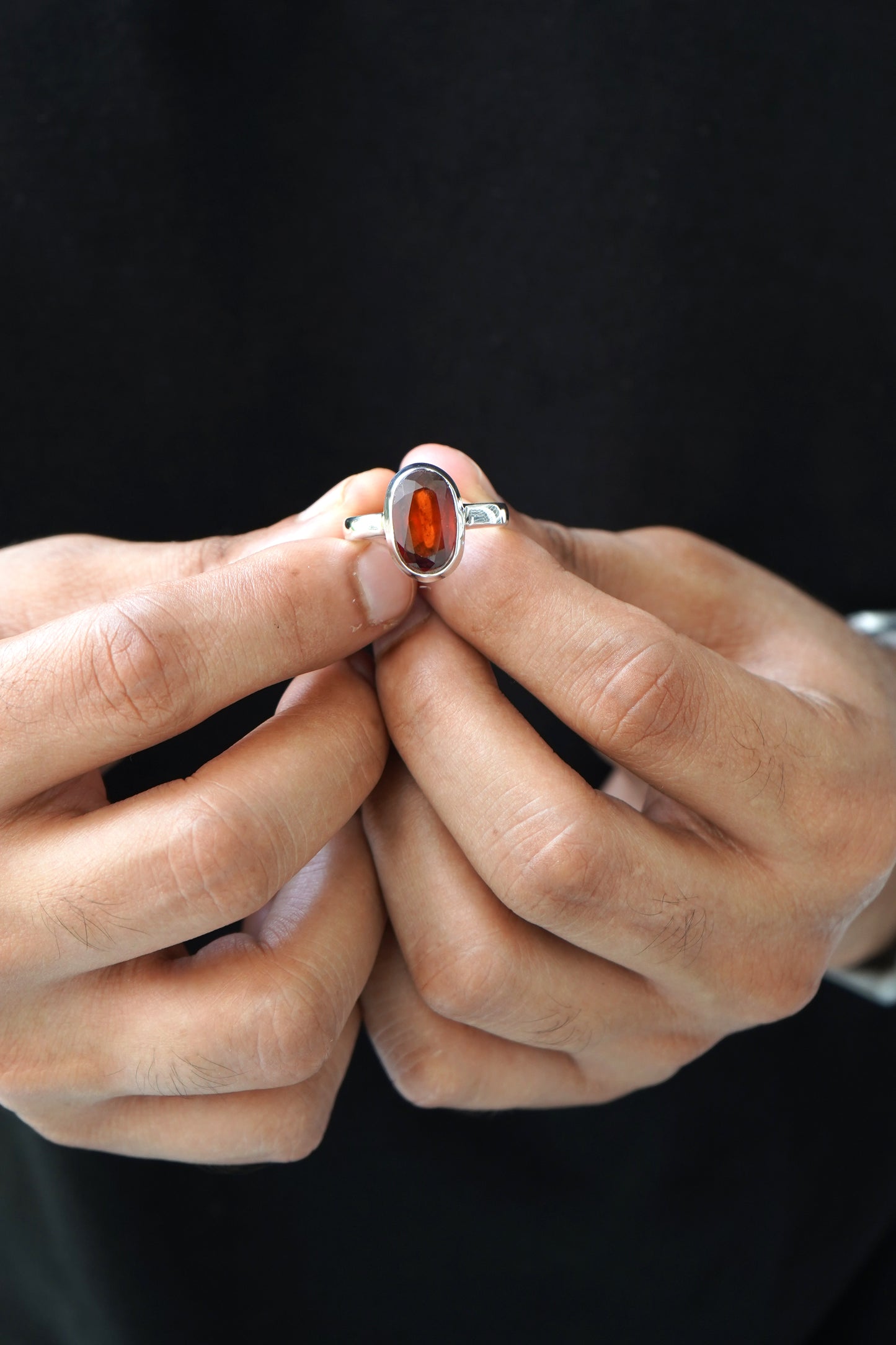 Natürlicher Hessonitring - 6,00 Karat/6,66 Ratti