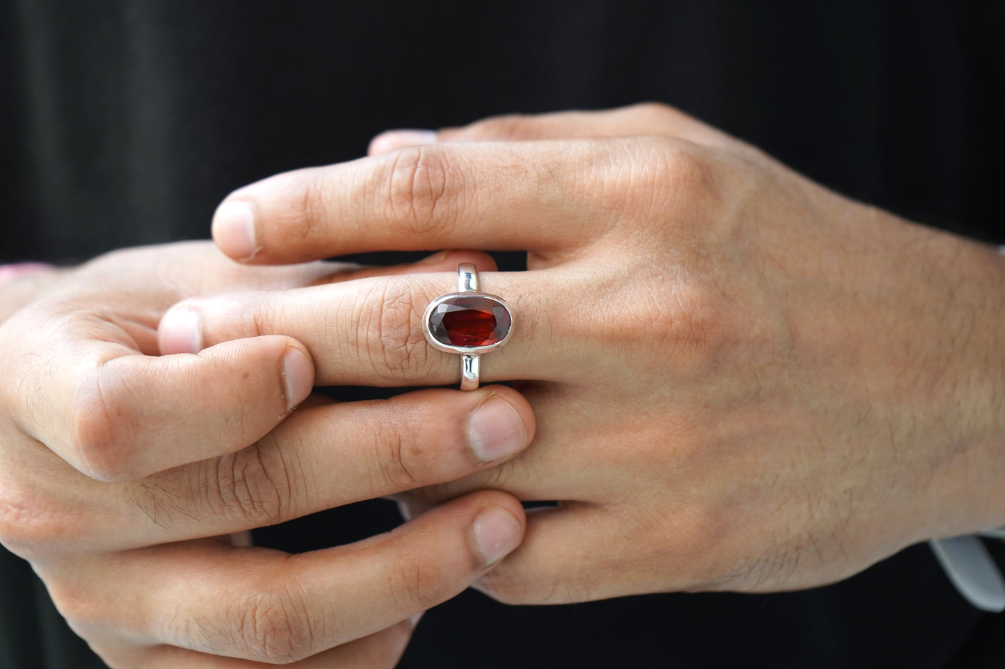 Natürlicher Hessonitring - 6,00 Karat/6,66 Ratti