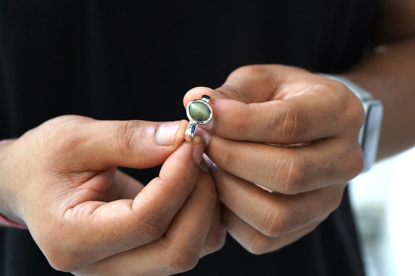 Catseye Birthstone Ring - 5.00 Carat/5.55 Ratti