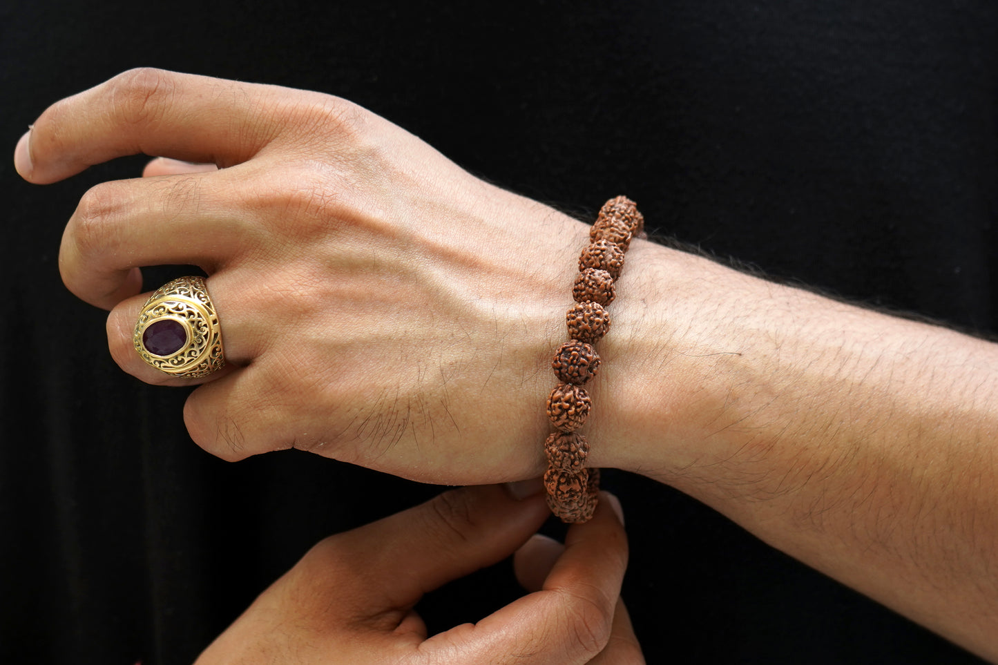 Rudraksha Armband - 5 Gesichter