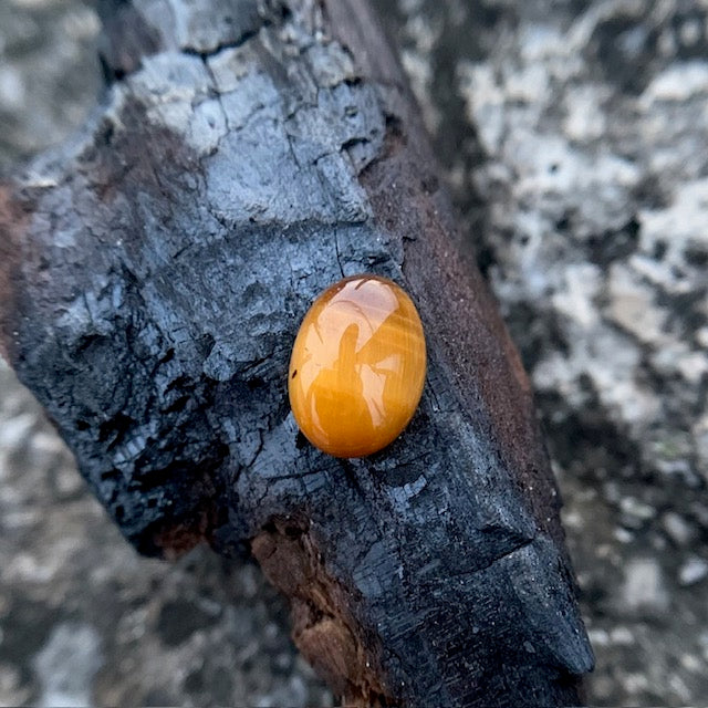 Natural Tiger's eye Stone - 3.10 Carat/3.44 Ratti