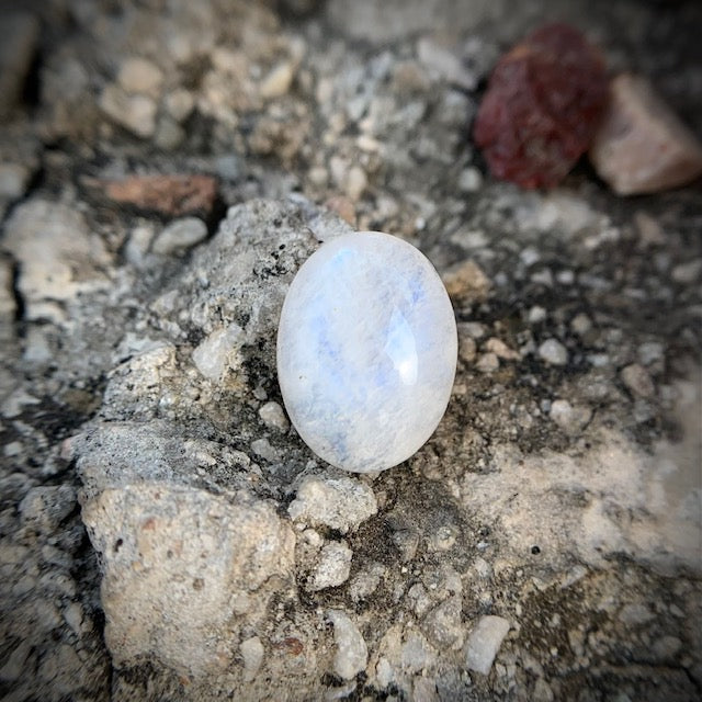 Natural Blue Moonstone - 6.45 Carat