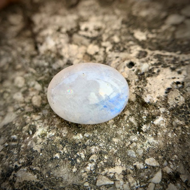 Natural Blue Moonstone - 6.45 Carat