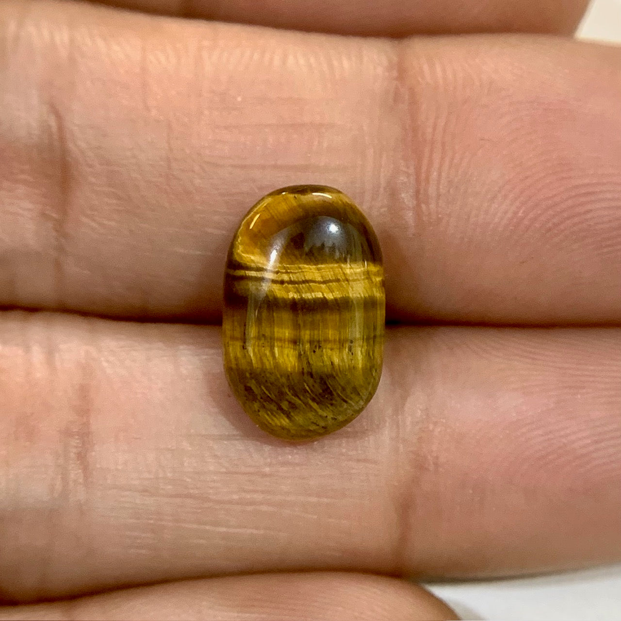 Natürlicher Tigerauge-Stein – 12,00 Karat