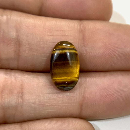 Natural Tiger's eye Stone - 5.76 Carat/6.39 Ratti