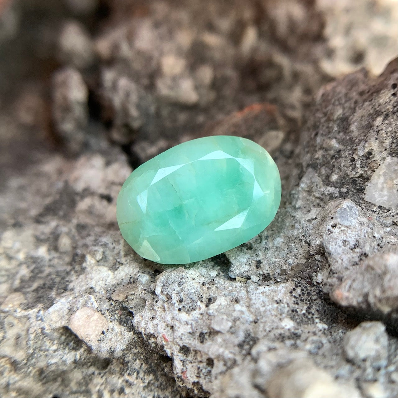 Natürlicher Smaragd – 6,15 Karat/6,83 Ratti