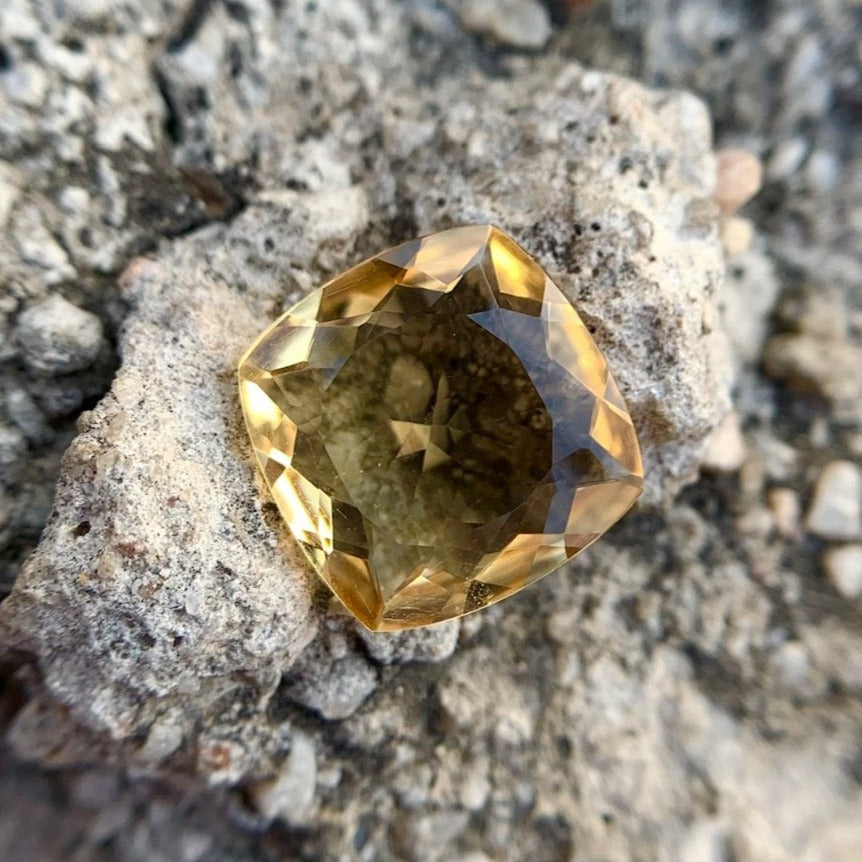 Natürlicher Citrin - 6,60 Karat/7,33 Ratti