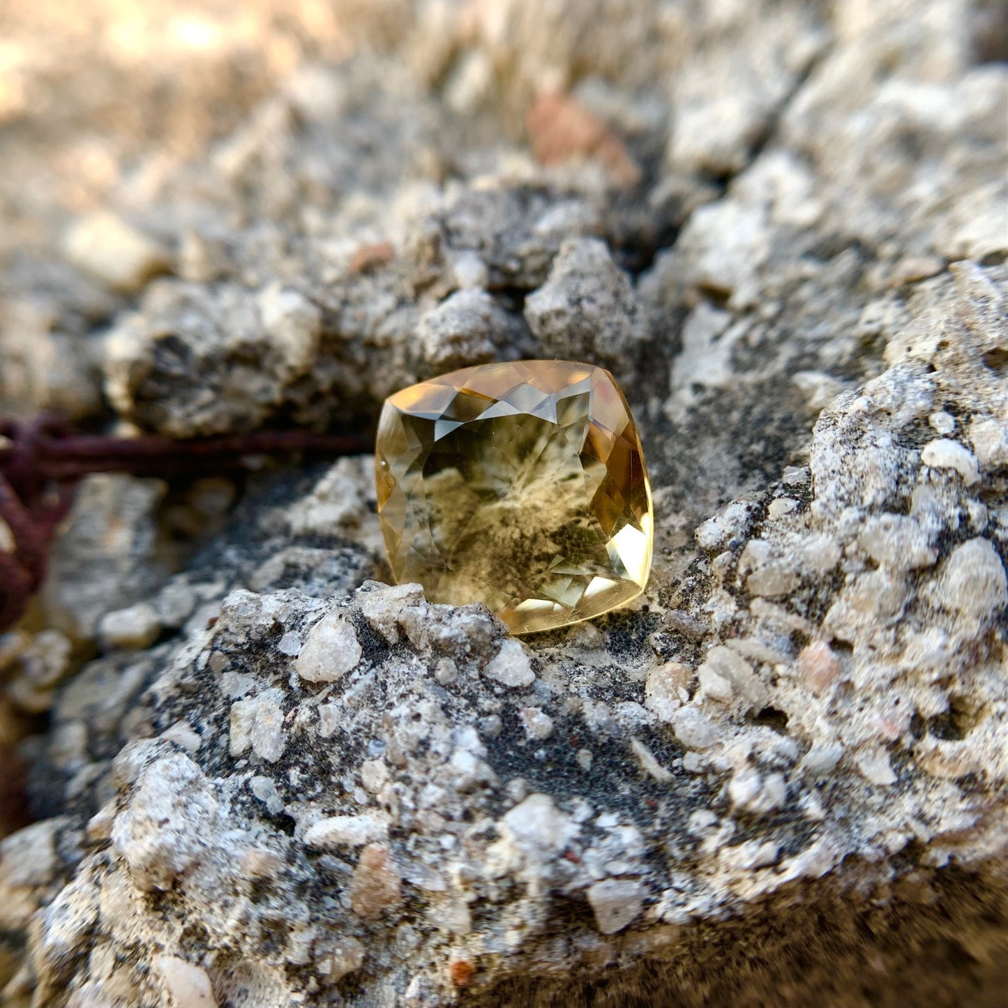 Natürlicher Citrin - 6,60 Karat/7,33 Ratti