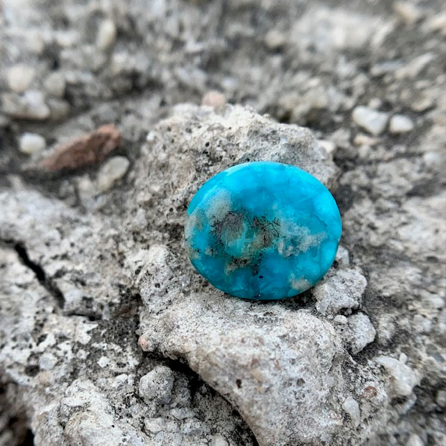 Natural Turquoise - 4.70 Carat/5.21 Ratti