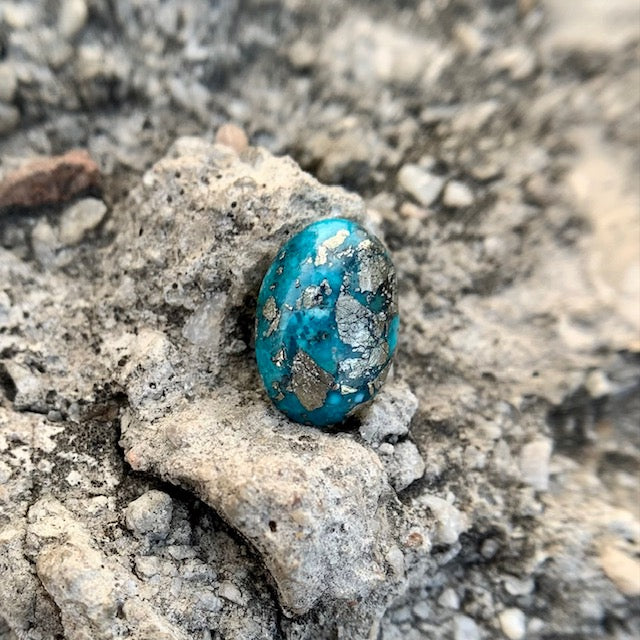 Natürlicher Türkis - 5,65 Karat/6,27 Ratti