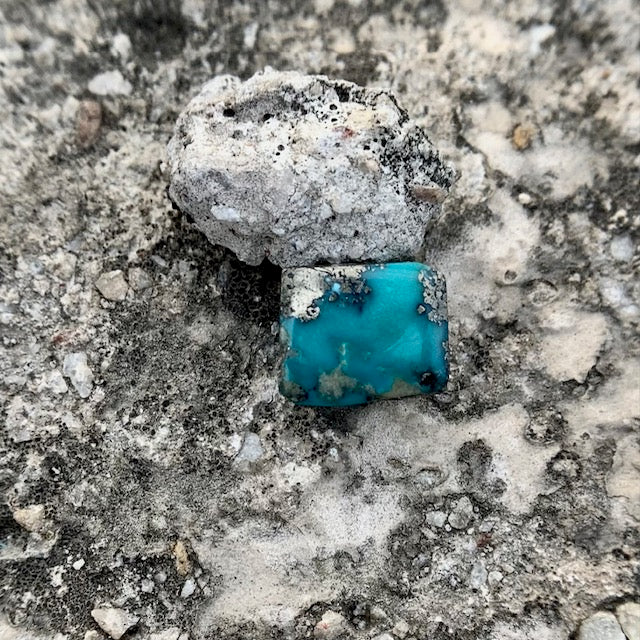 Natural Turquoise - 5.75 Carat/6.38 Ratti