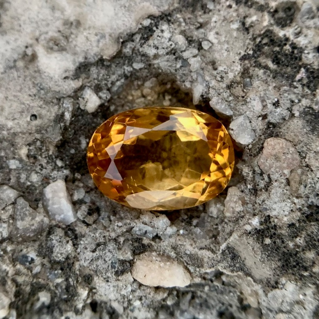Natürlicher Citrin - 3,20 Karat/3,55 Ratti