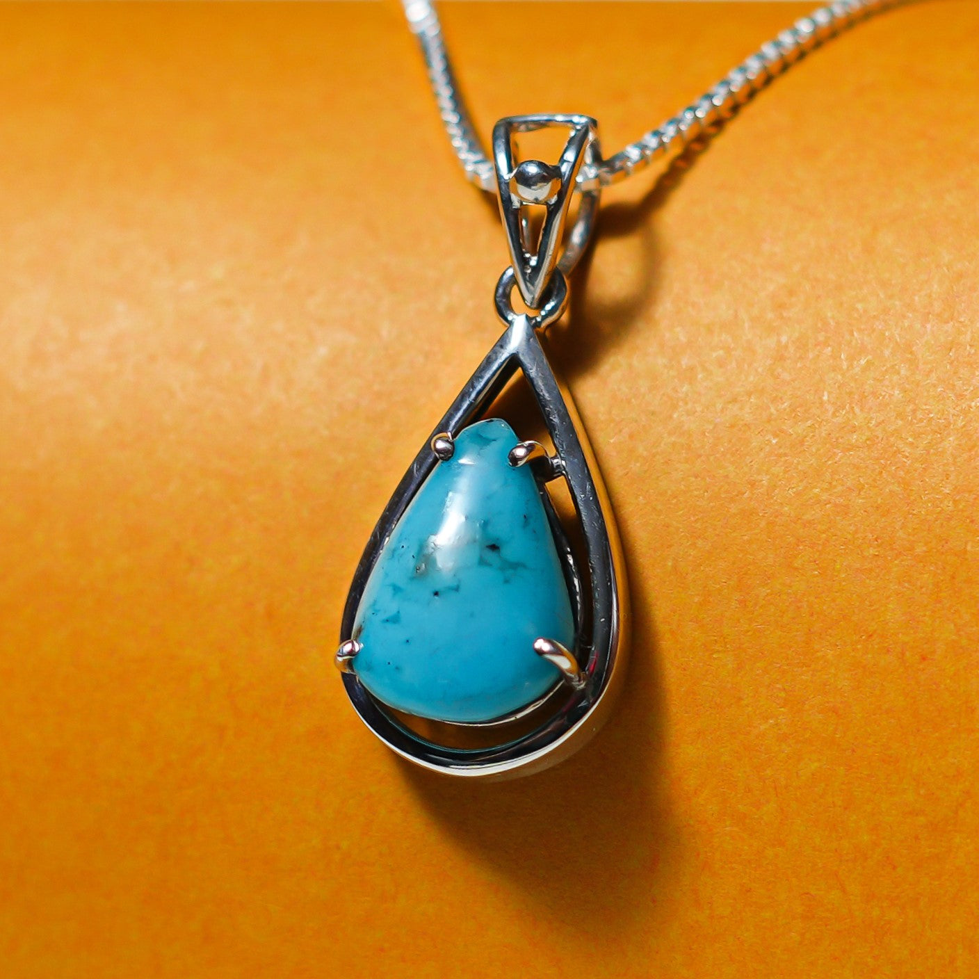 Natural Turquoise Pendant - 8.00 Carats