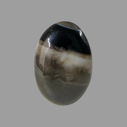 Natural Black Agate- 14.15 Carat