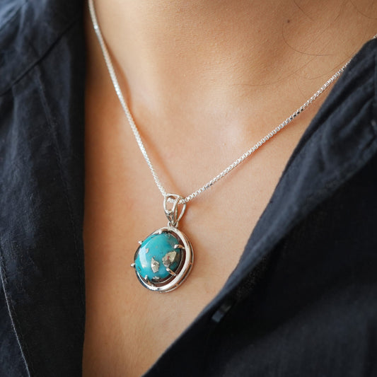 Natural Turquoise Pendant - 10.00 Carats