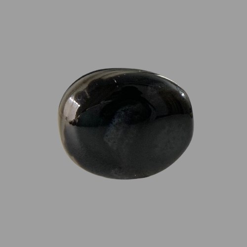 Natural Black Agate- 11.84 Carat