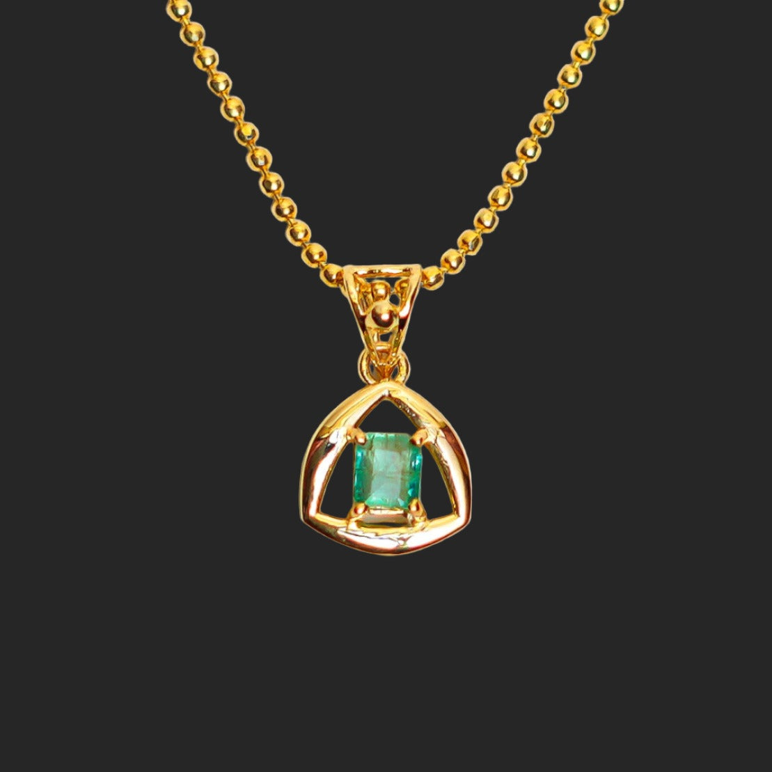 Natural Emerald Pendant - 1.25 Carat