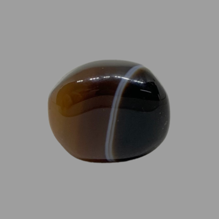 Natural Black Agate- 10.62 Carat