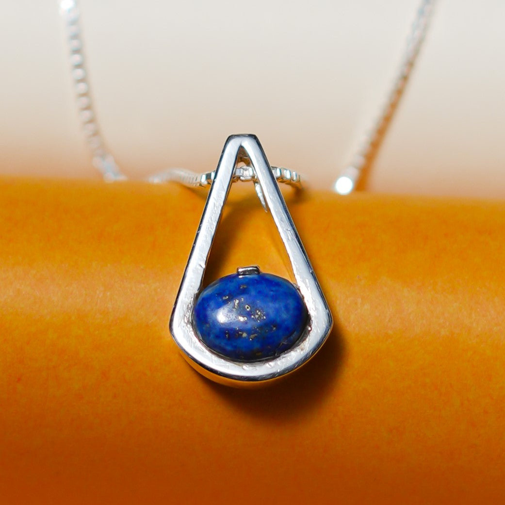 Lapis Lazuli Silver Pendant