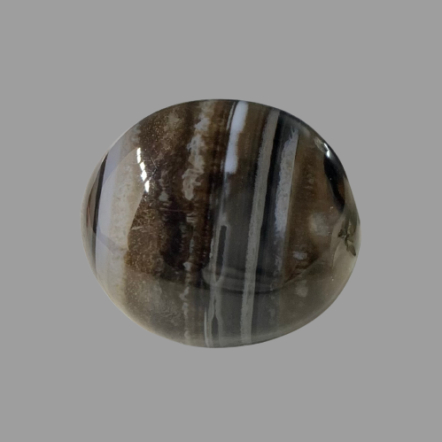 Natural Black Agate- 19.65 Carat