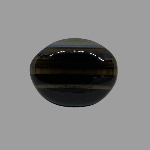 Natural Black Agate- 9.85 Carat