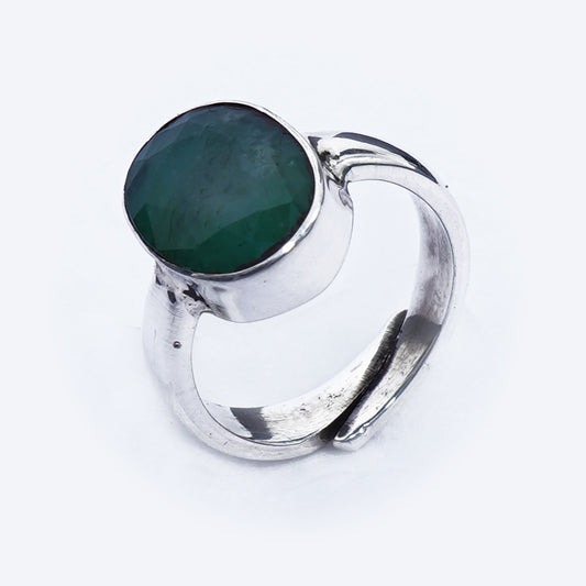 Natural Emerald Ring- 6.15 Carat/6.83 Ratti