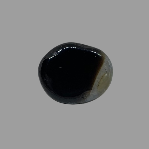 Natural Black Agate- 8.40 Carat