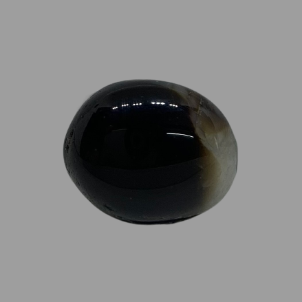 Natural Black Agate- 8.40 Carat