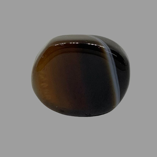 Natural Black Agate- 10.62 Carat