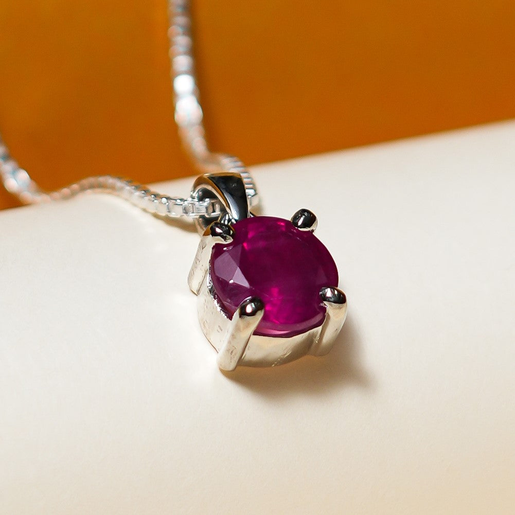 Natural Ruby Pendant - 3.00 Carats