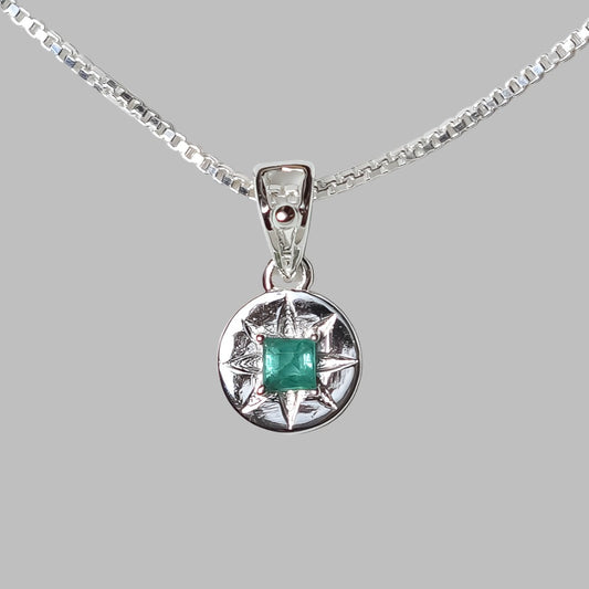 Star Emerald Pendant - 1.20 Carat