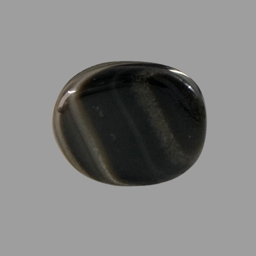 Natural Black Agate- 11.84 Carat