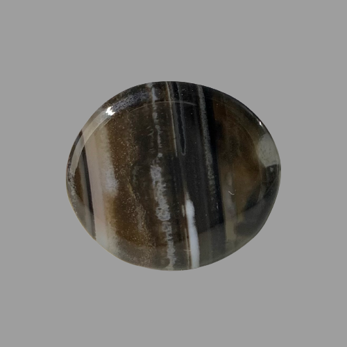 Natural Black Agate- 19.65 Carat