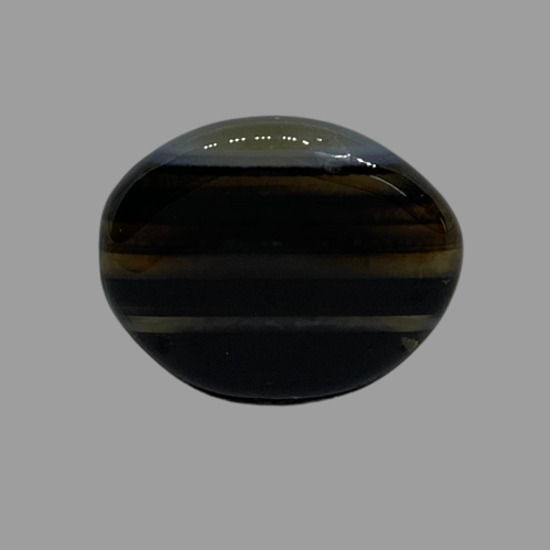 Natural Black Agate- 9.85 Carat