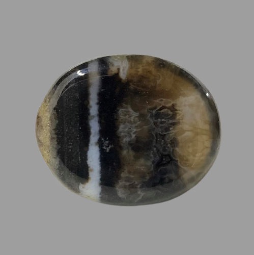 Natural Black Agate- 11.70 Carat