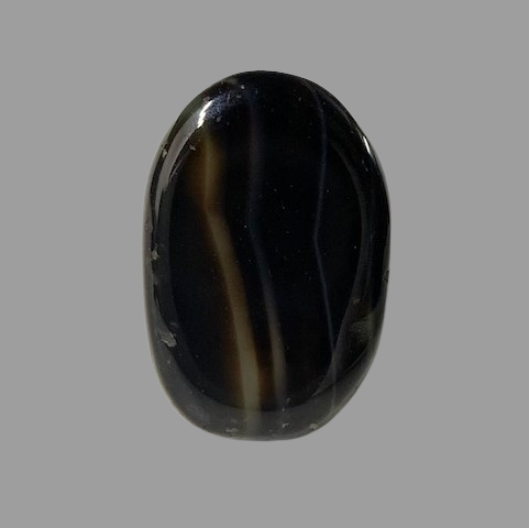 Natural Black Agate- 10.00 Carat