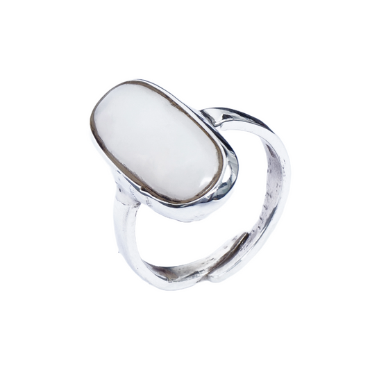 Opal Silver Ring - 7.00 Carat/7.80 Ratti