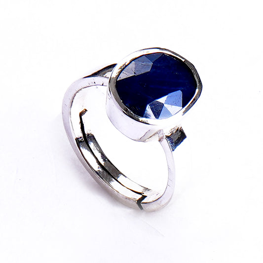 Natural Blue Sapphire Ring- 5.45 Carats/6.05 Ratti