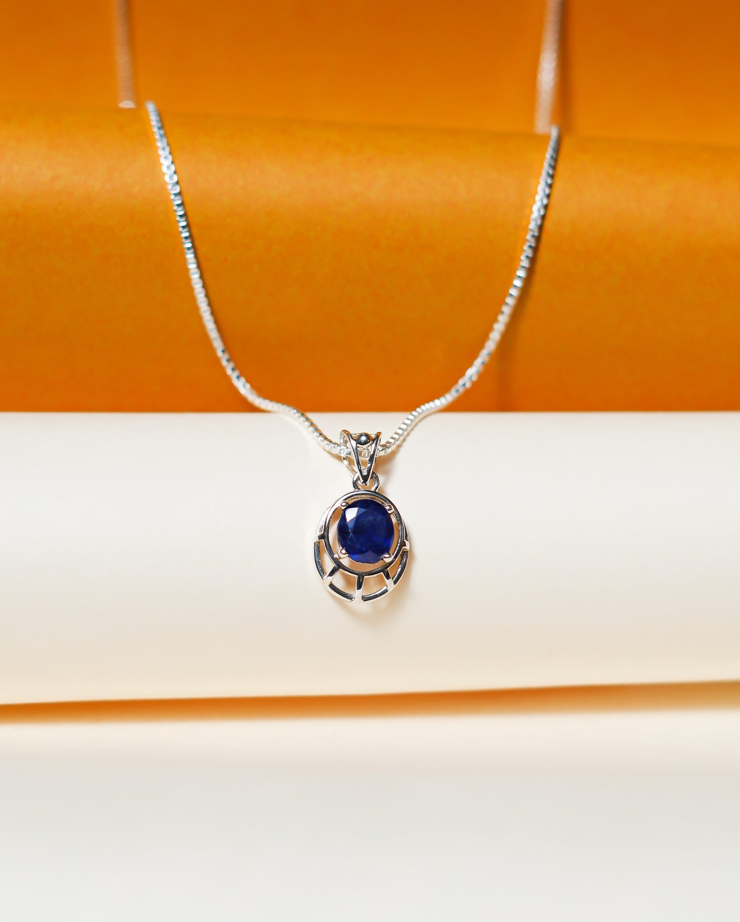 Blue Sapphire Pendant - 3 Carat