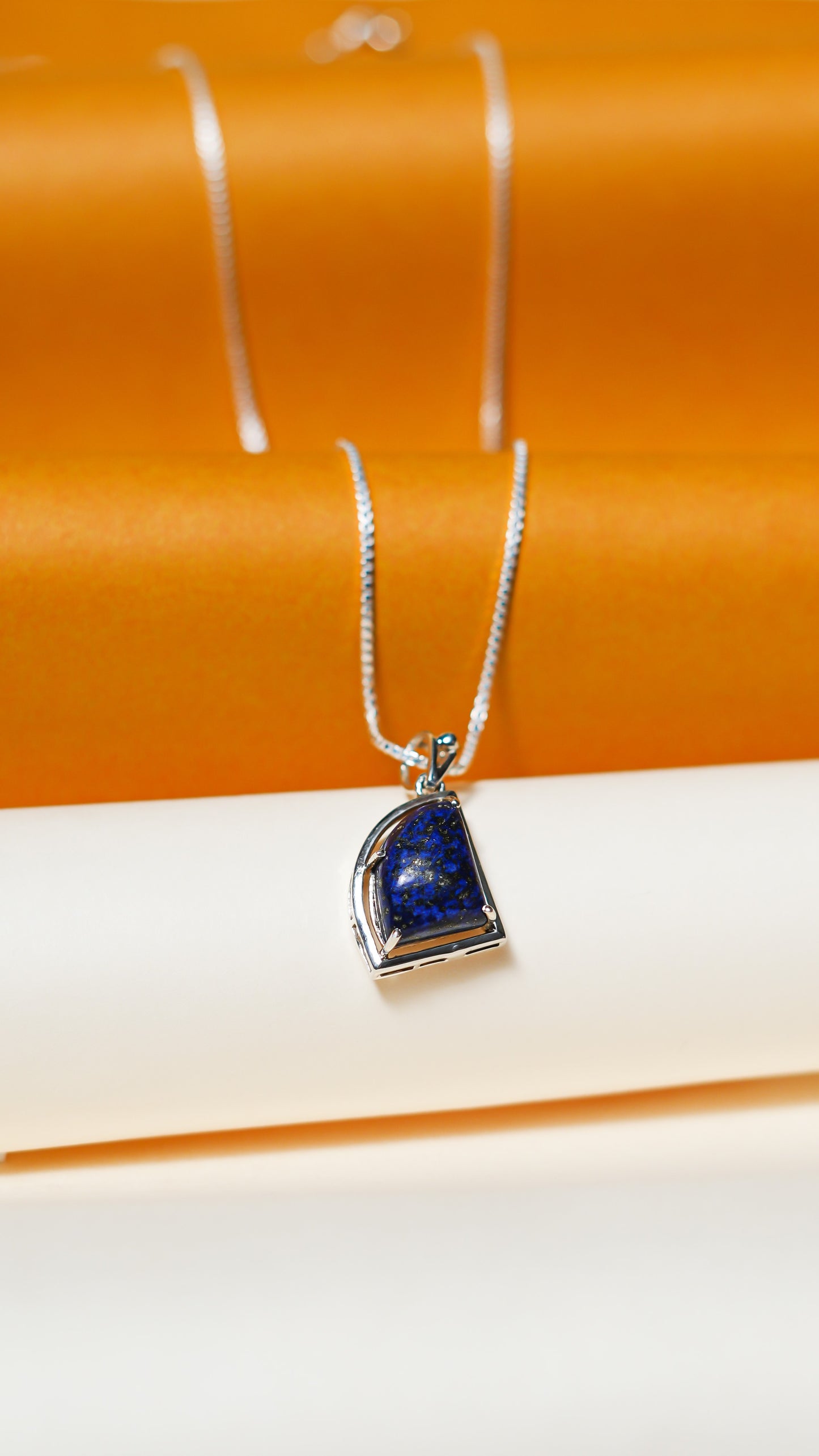 Lapis Lazuli Silver Pendant