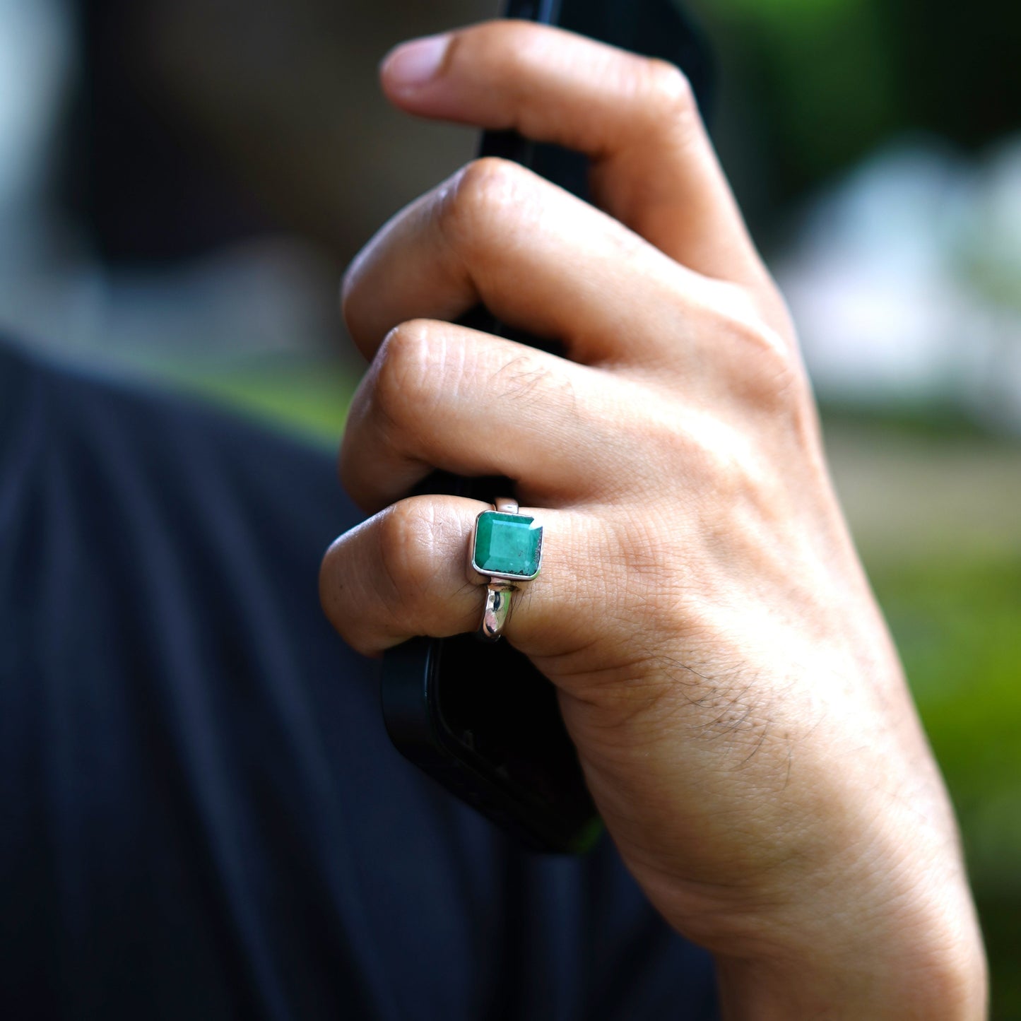 Natural Emerald Ring- 5 Carat/5.55 Ratti